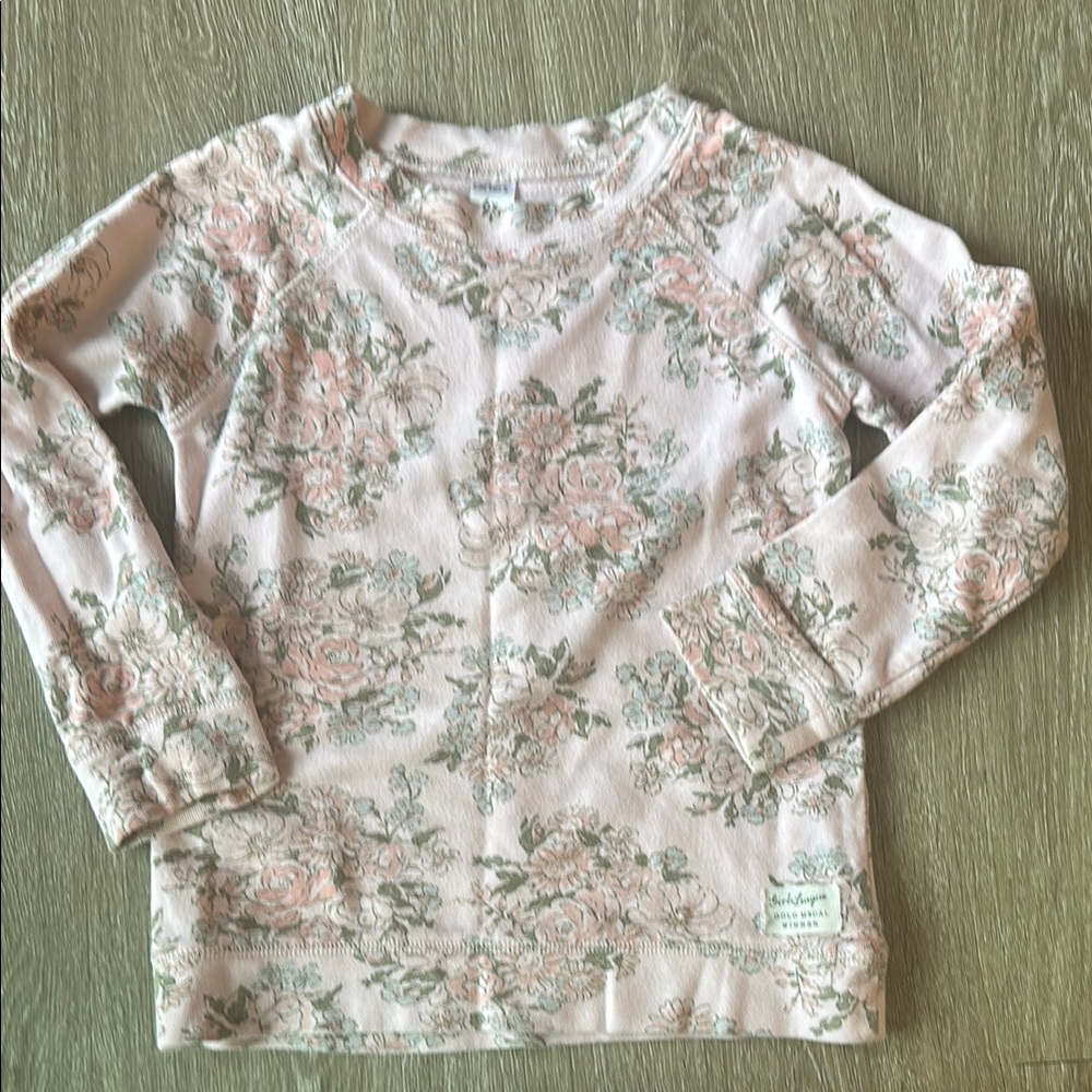 Carter's Pink Floral Long Sleeve Tee size 6x